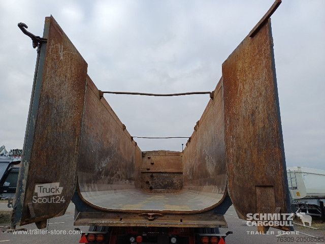 Tipper semitrailer Schmitz Cargobull Kipper Stahlrundmulde 51m³