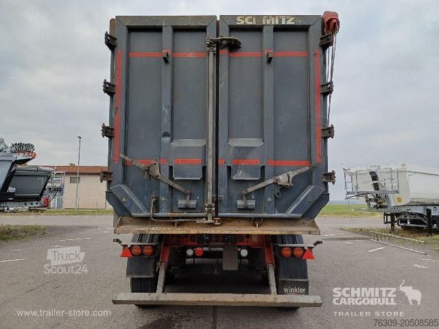 Tipper semitrailer Schmitz Cargobull Kipper Stahlrundmulde 51m³