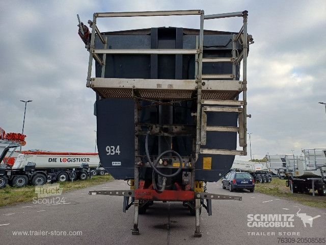 Tipper semitrailer Schmitz Cargobull Kipper Stahlrundmulde 51m³