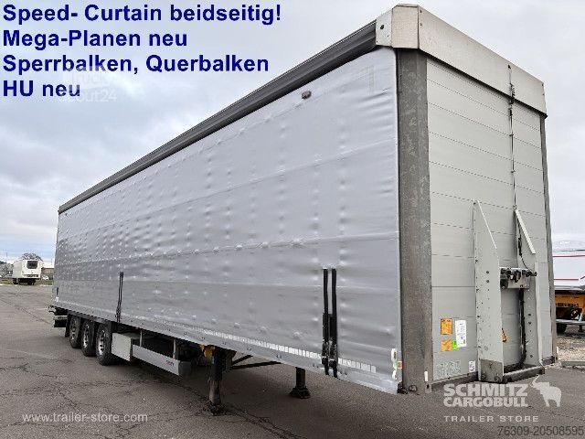 Naczepa otwarta z plandeką Schmitz Cargobull Curtainsider Mega Getränke
