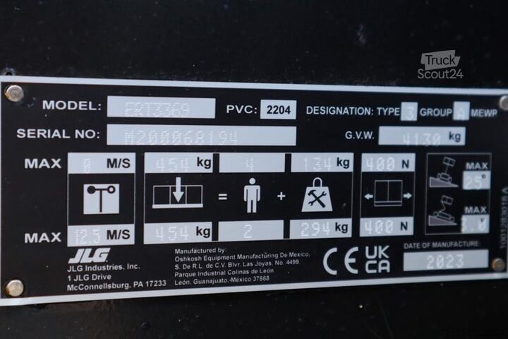 Pont élévateur à ciseaux JLG ERT3369 Unused, Electric, 12m Working Height, 454k