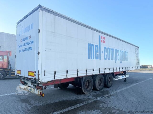 Presenninger, der kan skubbes Krone Curtainsider / Planenauflieger / Gardin