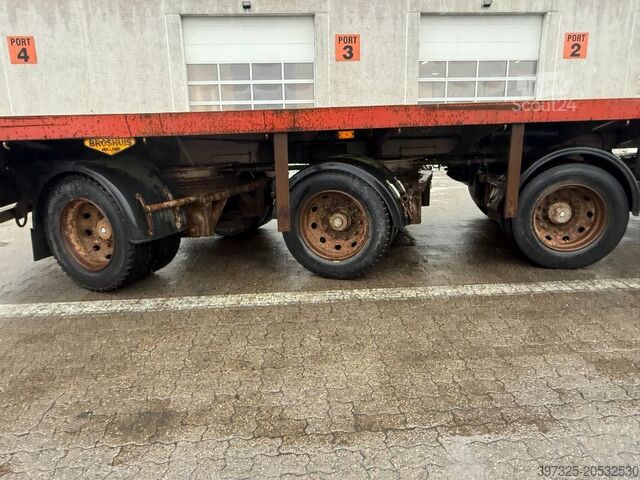 Remorca platformei Broshuis Extendable / Ausziehbarer auflieger / Udtrækkelig