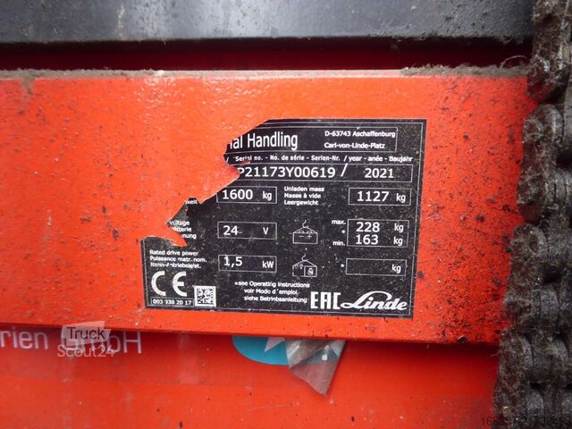 Ручний штабелер Linde L16