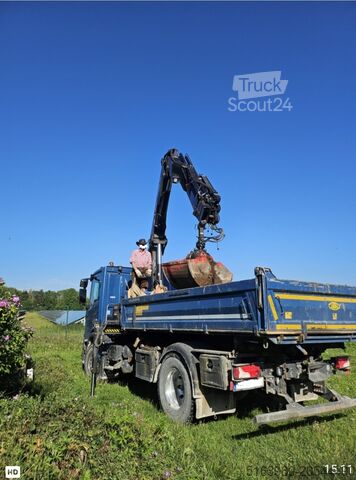 Basculantă MEILLER + HIAB HIDUO 138-ES3 Scania G 370 B4x2NZ