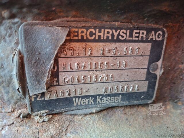 Hinterachse MERCEDES-BENZ HL6/1DCS-13
