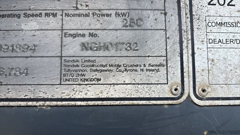 Zúzógép Sandvik QS332