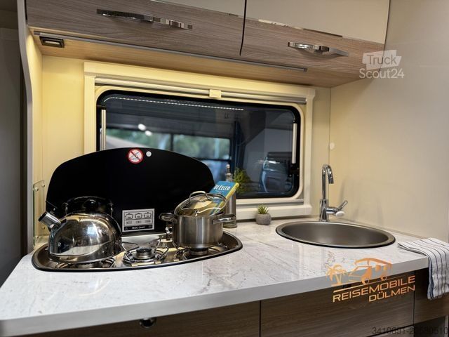 Autocaravana capucino EURAMOBIL Activa One AO 690 HB Fahrradträger RFK Lithium