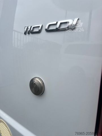 Slēgtais furgons MERCEDES-BENZ Vito 110 LANG KLIMA 2-SITZER SICHERHEITSCHLOSSER