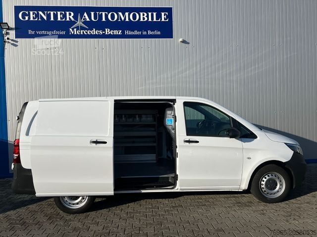 Kassevogn MERCEDES-BENZ Vito 116 LANG KLIMA TEMPOMAT PDC 2-SITZER REGALE