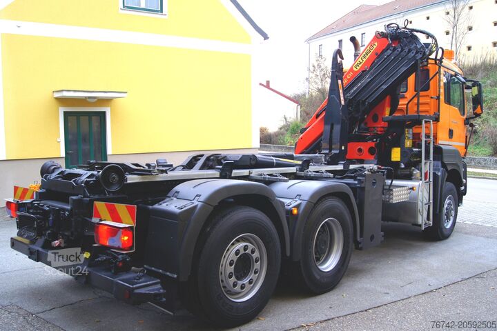 Hookloader MAN TGS 28.400 BL 6x4-4 /PK 12002 D/PALIFT/Winterdienst/Streuer