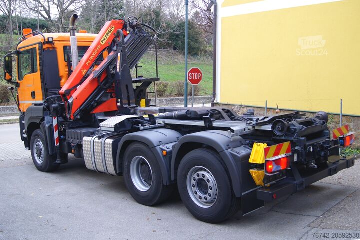 Camion à benne basculante MAN TGS 28.400 BL 6x4-4 /PK 12002 D/PALIFT/Winterdienst/Streuer