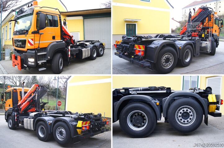 Camion à benne basculante MAN TGS 28.400 BL 6x4-4 /PK 12002 D/PALIFT/Winterdienst/Streuer