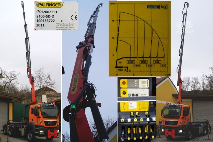 Camion à benne basculante MAN TGS 28.400 BL 6x4-4 /PK 12002 D/PALIFT/Winterdienst/Streuer