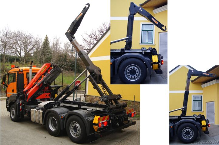 Vogntog med tipp MAN TGS 28.400 BL 6x4-4 /PK 12002 D/PALIFT/Winterdienst/Streuer