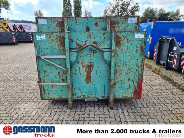 Krokcontainer Abrollplattform mit Stirnwand