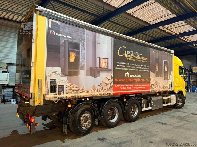 Kayar branda Volvo FH 460 8x4 TRIDEM CURTAINSIDE BOX 8m50 / BDF / ...