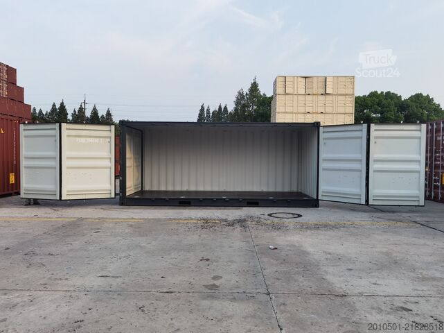 Kontener morski 20 Fuß Open Side Seecontainer / neu / Anthrazit / side Door Container