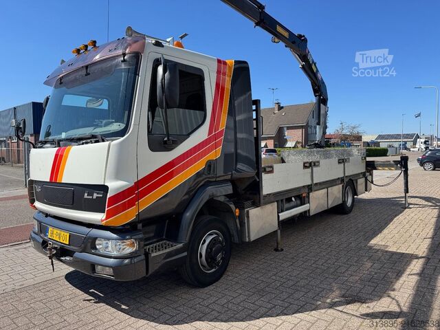 Tovornjak z žerjavom DAF LF45-220 HMF 910 K4 + 1 / Remote Control