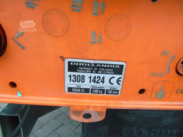 βαλίτσα DAF LF 180 + lift + euro 6