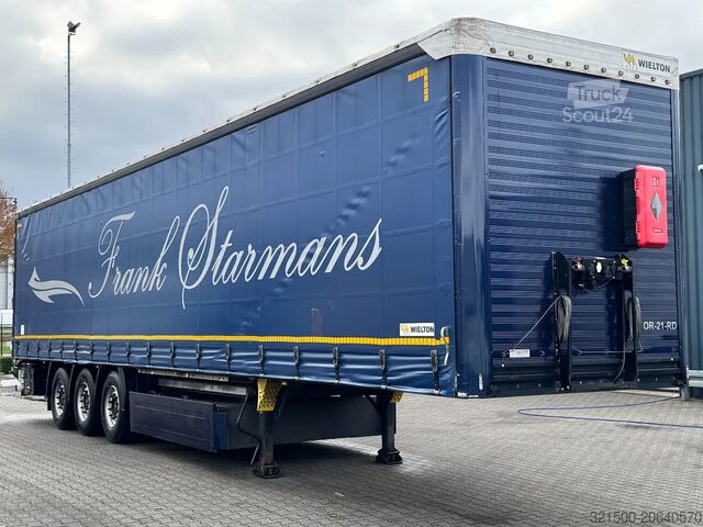 Bīdāmie tentiņi Wielton Schuifzeil met Coil / SAF-Disc 2x Lift-as / APK...