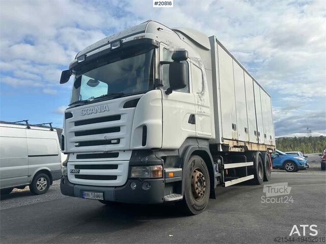 Σύστημα BDF Scania R480 3 axle container truck with/ lift.