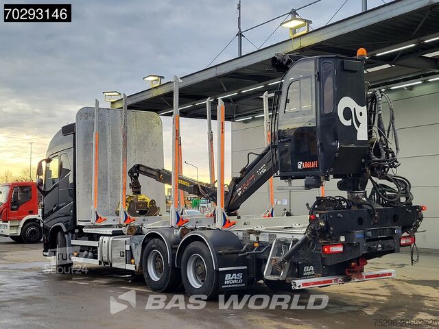 Prevoznik lesa Volvo FH16 750 FH16 6X4 HIAB LOGLIFT F108S 83 Wood cr...