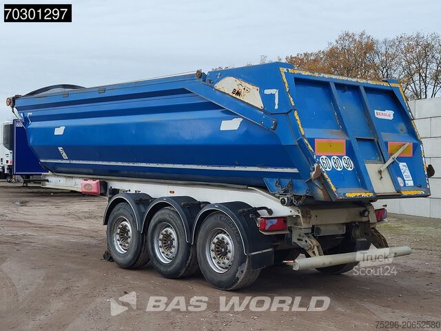 Ανατρεπόμενο φορτηγό Benalu/ Bennes Marrel BEN 3 axles ALU Lifting Axle 26m3