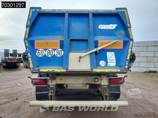 Ανατρεπόμενο φορτηγό Benalu/ Bennes Marrel BEN 3 axles ALU Lifting Axle 26m3
