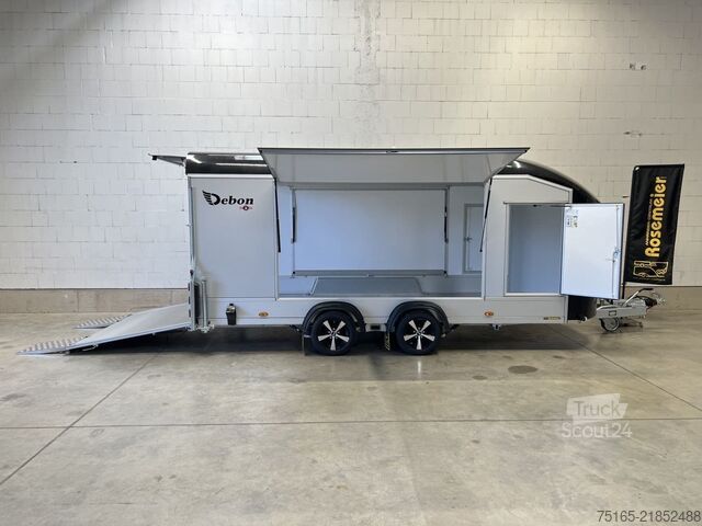 Bestelwagen autodrager Cheval Liberte Debon C1000 Roadster ALF Autotransporter geschlossen