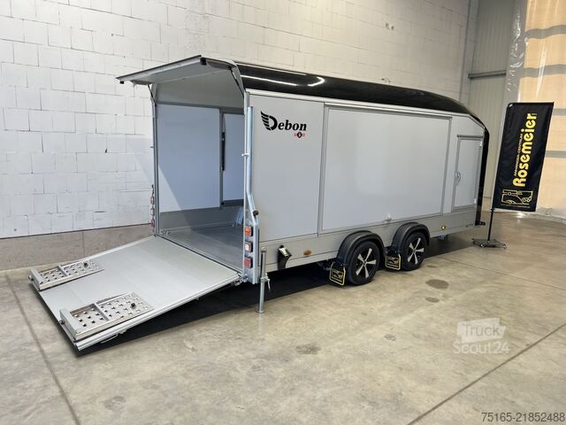 Bestelwagen autodrager Cheval Liberte Debon C1000 Roadster ALF Autotransporter geschlossen