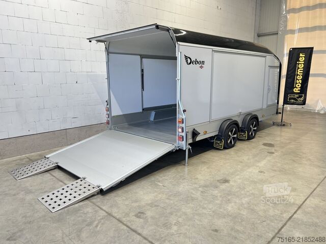 Bestelwagen autodrager Cheval Liberte Debon C1000 Roadster ALF Autotransporter geschlossen