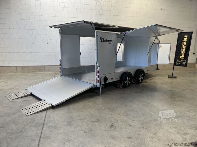 Bestelwagen autodrager Cheval Liberte Debon C1000 Roadster ALF Autotransporter geschlossen