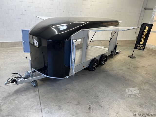 Bestelwagen autodrager Cheval Liberte Debon C1000 Roadster ALF Autotransporter geschlossen
