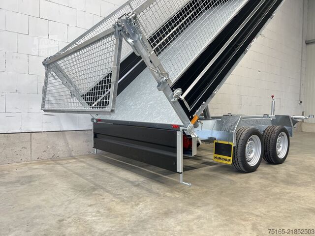 Wywrotka HUMBAUR HTK 3500.37 Stahl Black Gitter Dreiseitenkipper