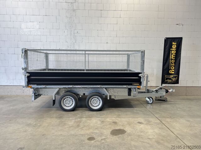 Wywrotka HUMBAUR HTK 3500.37 Stahl Black Gitter Dreiseitenkipper