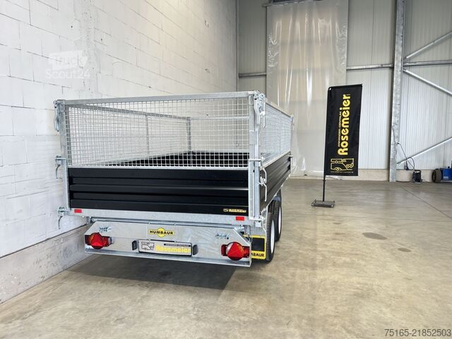 Wywrotka HUMBAUR HTK 3500.37 Stahl Black Gitter Dreiseitenkipper