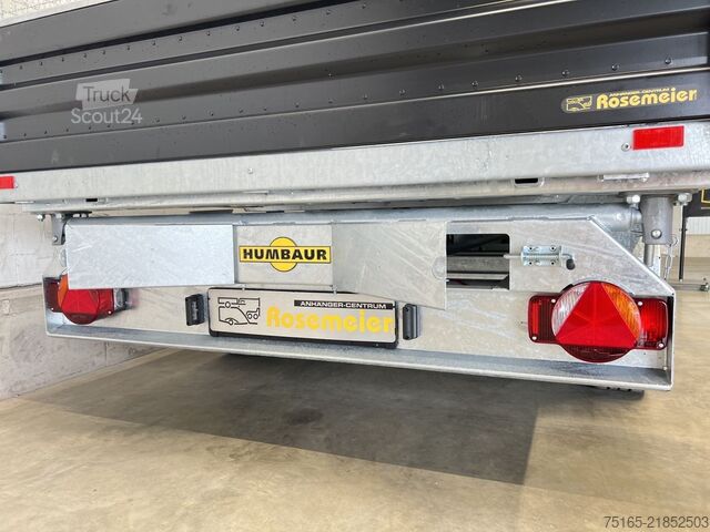 Wywrotka HUMBAUR HTK 3500.37 Stahl Black Gitter Dreiseitenkipper