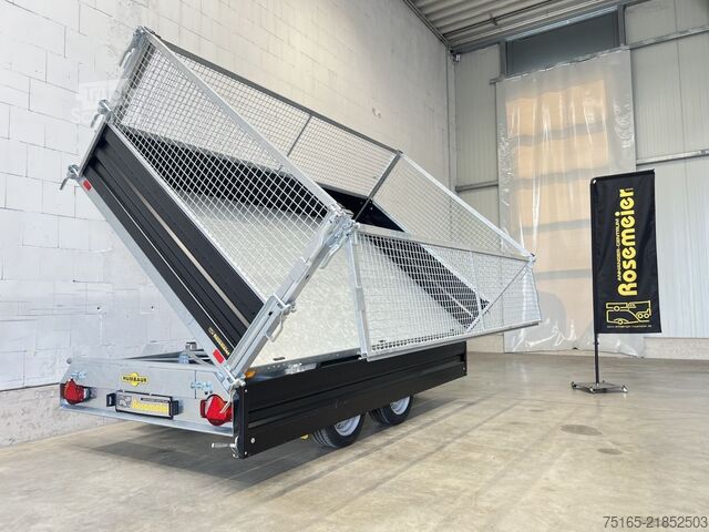 Wywrotka HUMBAUR HTK 3500.37 Stahl Black Gitter Dreiseitenkipper