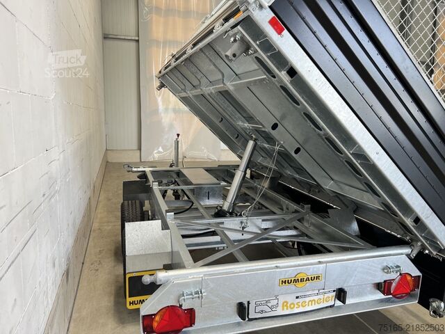 Wywrotka HUMBAUR HTK 3500.37 Stahl Black Gitter Dreiseitenkipper