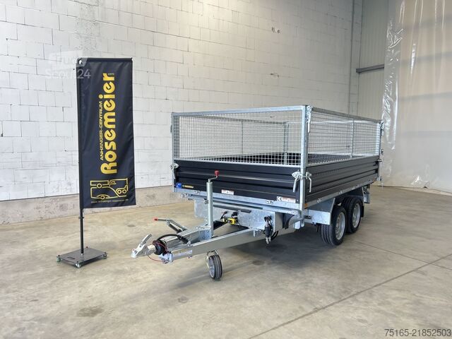 Pašizgāzējs HUMBAUR HTK 3500.37 Stahl Black Gitter Dreiseitenkipper