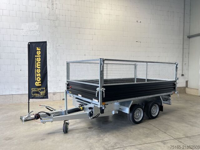 Wywrotka HUMBAUR HTK 3500.37 Stahl Black Gitter Dreiseitenkipper