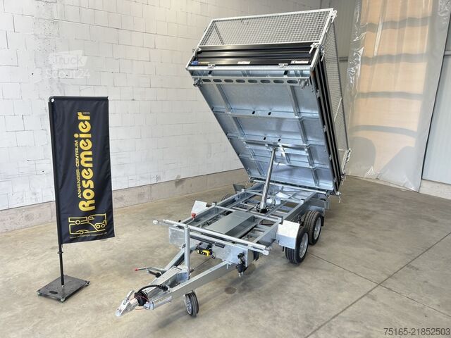 Wywrotka HUMBAUR HTK 3500.37 Stahl Black Gitter Dreiseitenkipper