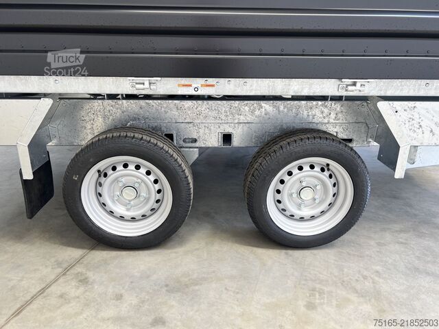 Wywrotka HUMBAUR HTK 3500.37 Stahl Black Gitter Dreiseitenkipper