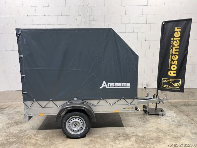 Reboque de caixa ANSSEMS GT 750.211×126 Plane Kastenanhänger ungebremst