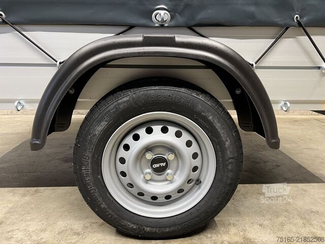 Reboque de caixa ANSSEMS GT 750.211×126 Plane Kastenanhänger ungebremst