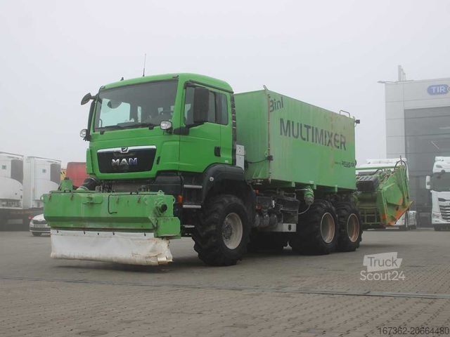 Samochód do zadań specjalnych MAN TGS 33.480 6X6 + AMAG multimixer MFT3-19AIO + WI