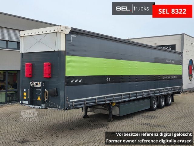 Atvērta puspiekabe ar tentu SCHMITZ CARGOBULL SCS 24/L 13.62 Mega / Palettenkasten