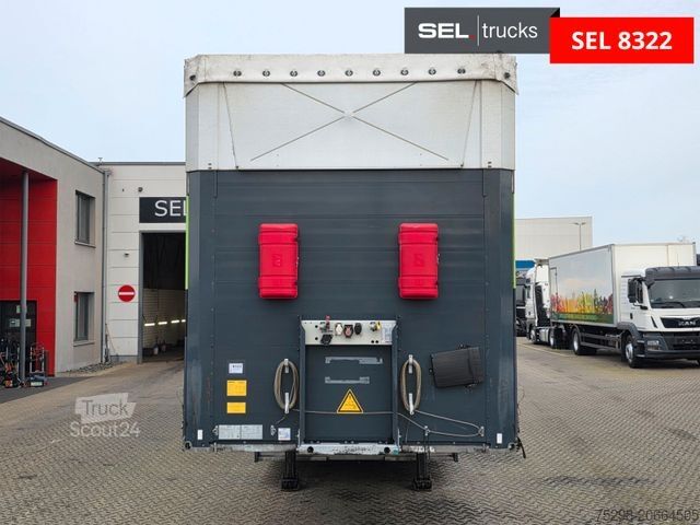 Atvērta puspiekabe ar tentu SCHMITZ CARGOBULL SCS 24/L 13.62 Mega / Palettenkasten