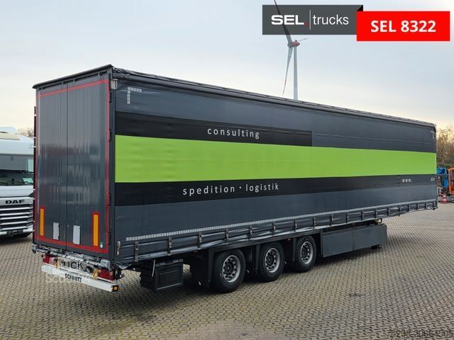 Atvērta puspiekabe ar tentu SCHMITZ CARGOBULL SCS 24/L 13.62 Mega / Palettenkasten